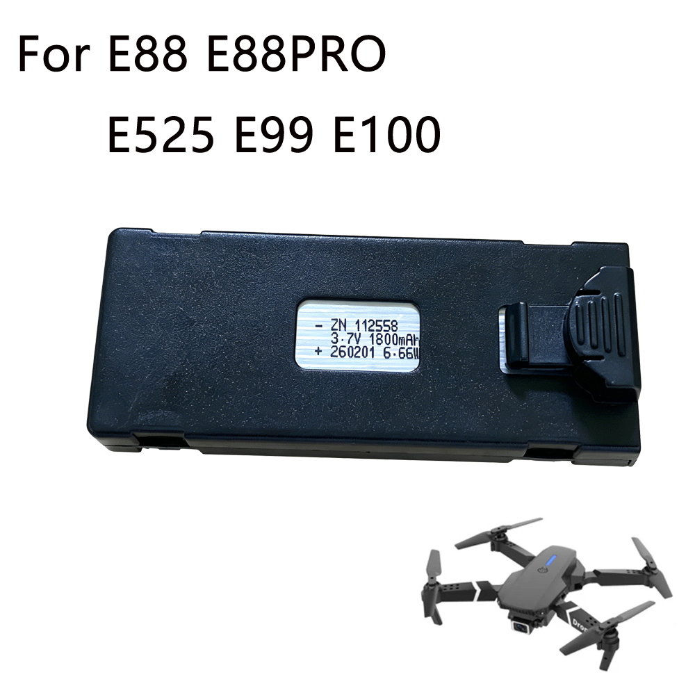 Drone E88 Rc Quadcopter - Bateria recarregável Li-ion para RC Drone,