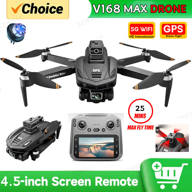 Jjrc Drone X12 - Drone Profissional V168 MAX GPS 2026