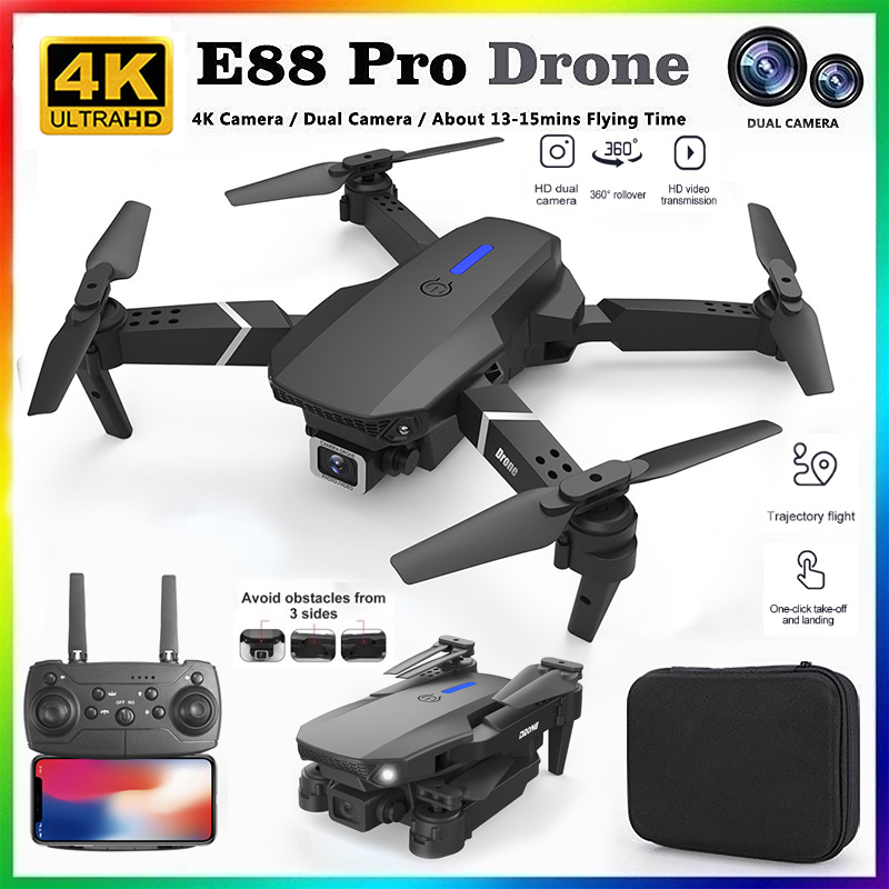 2026 NOVO E88 Drone RC Profiss - Drone E88 Rc Quadcopter avaliação e preço