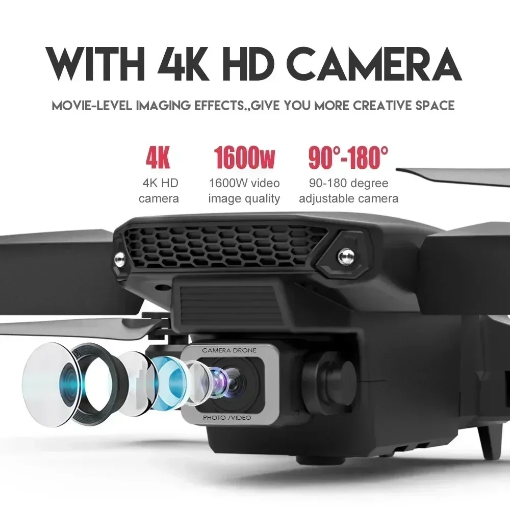E88 pro wifi fpv drone grande  - Drone E88 Rc Quadcopter avaliação e preço