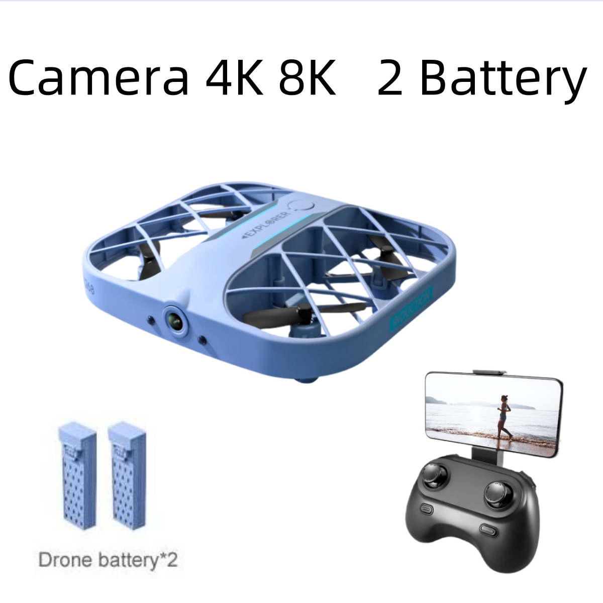 Drone JJRC H107 FPV RC com 2 B - Drone Ae Rc avaliação e preço